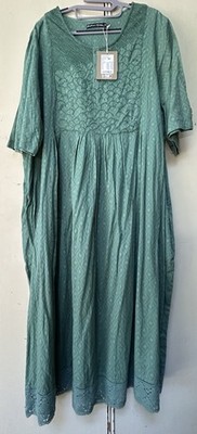 Gudrun Sjoden Embroidered ''Strandfynd'' Dress Size XXL New w/ Tags!