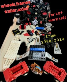 LEGO Bulk Parts Lot 11,571 pcs w/ Minifigures Multicolor Plastic Box