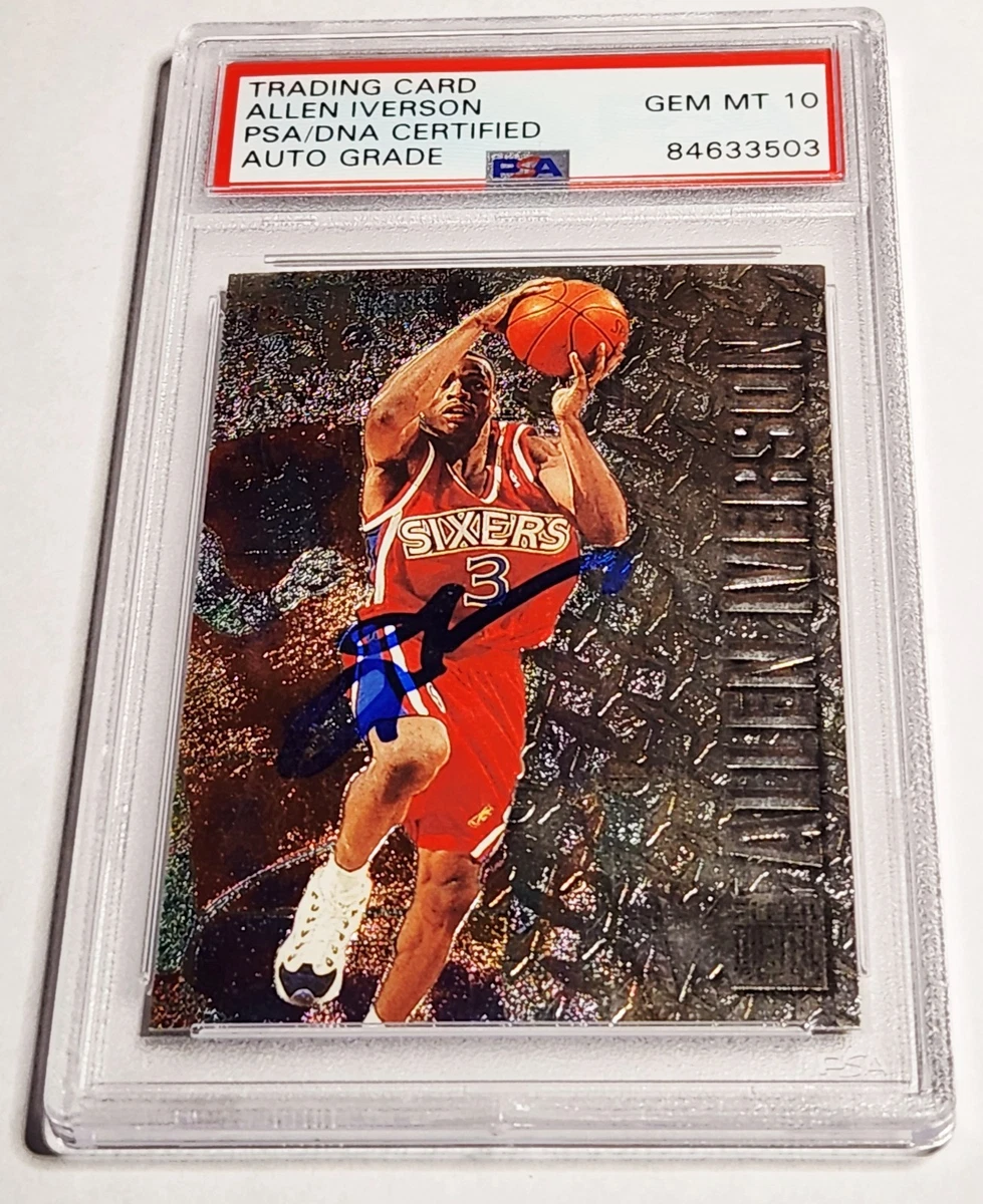 Allen Iverson 10 Graded Basketball Sports Trading Cards