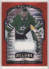 2020-21 Upper Deck Allure Rookie Red Rainbow Jerseys Jake Oettinger #91 y1g