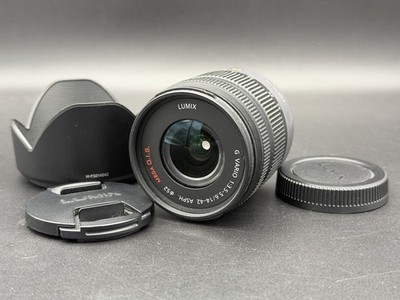 USED LUMIX G VARIO 14-42mm F3.5-5.6 ASPH. MEGA O.I.S. H-FS014042 US SELLER