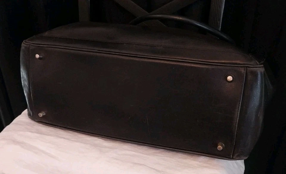 Bolso de mano Coach Legacy 9426 vintage 2002 negro - cuero espresso - bolso Foto 4 de 4