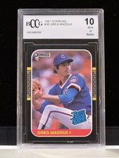 1987 DONRUSS #36 GREG MADDUX (RC) Rookie Card. rookie card picture