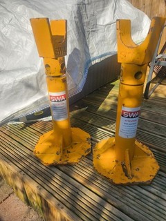 SWA Cable Drum Jacks / Stands – 3 Tonne – Site Used / Working Condition