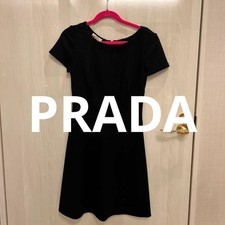 USED PRADA DRESS, BLACK GOOD