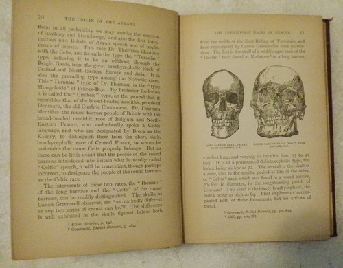 THE ORIGIN OF ARYANS/Isaac Taylor/2ND Ed/Contemporary Science Series/1898/GOOD - Picture 7 of 8