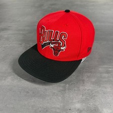 New Era Chicago Bulls 9FIFTY Snapback Hat Mens Red Black NBA Basketball Cap Wool
