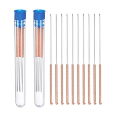 3D Printer Nozzle Cleaning Kit, 10 Pcs Nozzle 0.8mm Nozzle Cleaner Gold