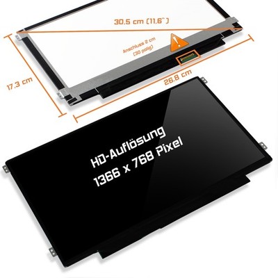 11,6'' LED Display glossy passend für Hisense Chromebook C11 KD116N5-30NV-A6 WXGA