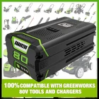 Battery FOR Greenworks 80V Lithium Ion 5.0Ah Rechargeable Li-ion BAB727 GBA80200