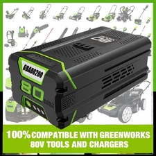 Battery FOR Greenworks 80V Lithium Ion 5.0Ah Rechargeable Li-ion BAB727 GBA80200