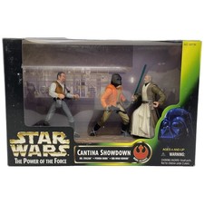 Star Wars Power Of The Force Cantina Showdown Action Figure Set 1997 Hasbro New