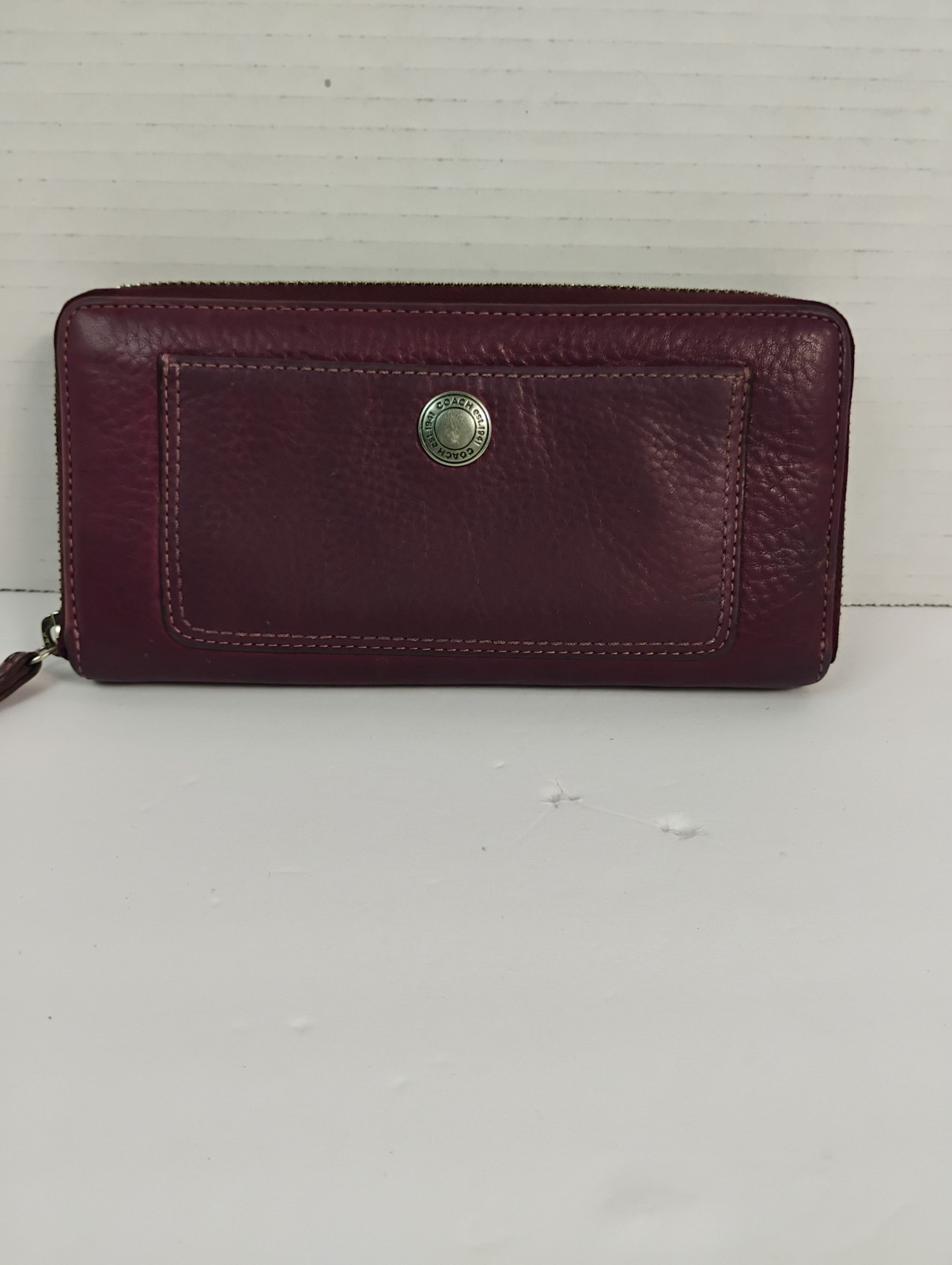 Vintage Coach Leather Wallet Classic Brown Retro Style