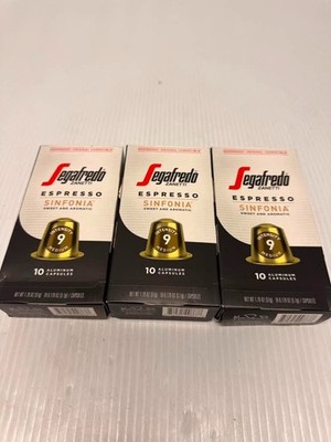 Segafredo Zanetti Espresso Sinfonia  10 Aluminum Capsules Lot 3 (12/05/27)