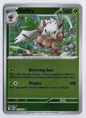 Shiftry - MEG #015/132 ME01: Mega Evolution Reverse Holofoil NM