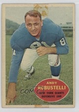 1960 Topps Andy Robustelli #81 HOF 0jk5