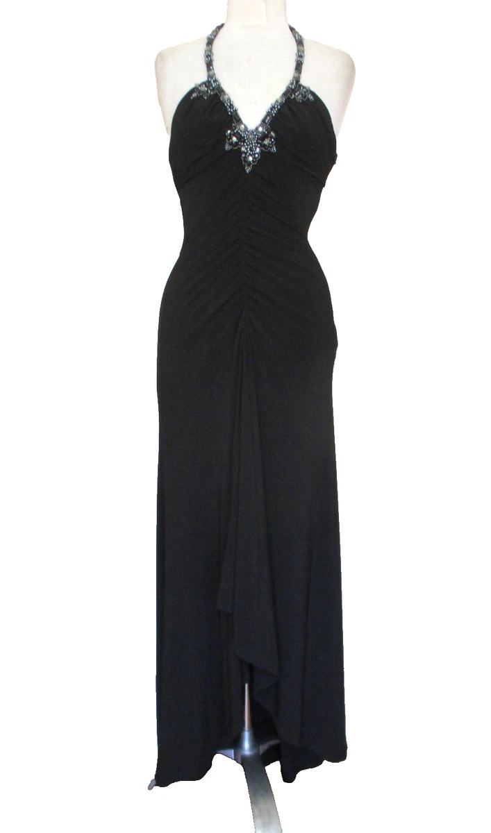 knee length dresses for ladies Women's Black Mesh Maxi Dress