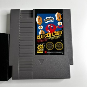 Clu Clu Land (Nintendo NES, 1985 PAL A) Action-Adventure 5 Screw Varient