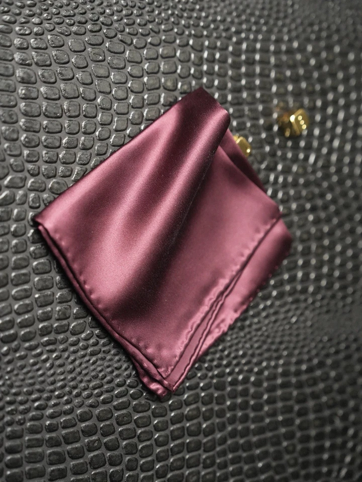 Квадратный карман ручной вышивки 100% шелк - Изображение 3 из 4