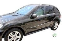 Windabweiser Regenabweiser Heko FüR Mercedes M-Kl. W164 06/2005-11 5-TüRer 2-Tlg