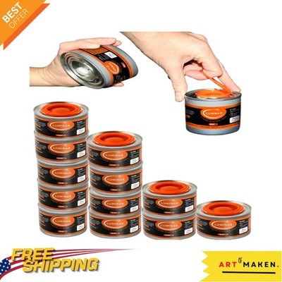 Resealable 12-Pack Chafing Fuel Cans with 6-Hour Burn - Hassle-Free Catering