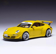IXO 1/43 Porsche 911 997 RWB Notting Hill Yellow MOC339.22 Diecast Car Model
