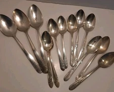 Oneida Community Plate  Silver Plate Spoons Mixed Lot