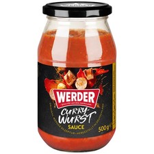 Werder Currywurst Sauce 500g Glas Feinkost Wurst Ketchup Grillen (9,98 EUR/KG)