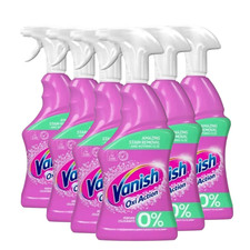 Vanish Oxi Action Fabric Stain Remover Spray 450ml - Pack of 6