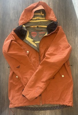 Black Crows Ventus 3L Gore-Tex Jacket Men's Large Burnt/Dark Orange Ski Shell