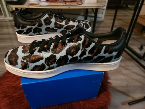 Original! Babyblaue Leoparden Adidas Stan Smith Turnschuhe!!! - Bild 4 von 7