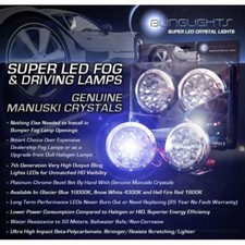 Kawasaki V-strom Vstrom 650 Abs Dl650 Blue Led Driving Light Kit Fog Lamps