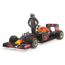 Bull RB12 Austria 3 Daniel Ricciardo And Figure 2016, MINICHAMPS 1:43 Ed 500u