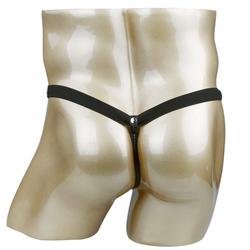 Herren Beutel Jockstrap Tanga Unterwäsche Lackleder Bikini G-String T-Back Slip - Bild 7 von 32