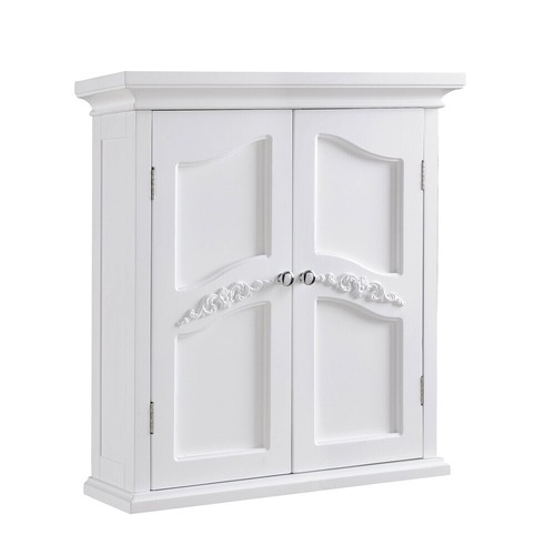 Removable Wall Cabinet W/ Adjustable Shelves Bathroom Kitchen Storage Cabinet - Picture 2 of 8
