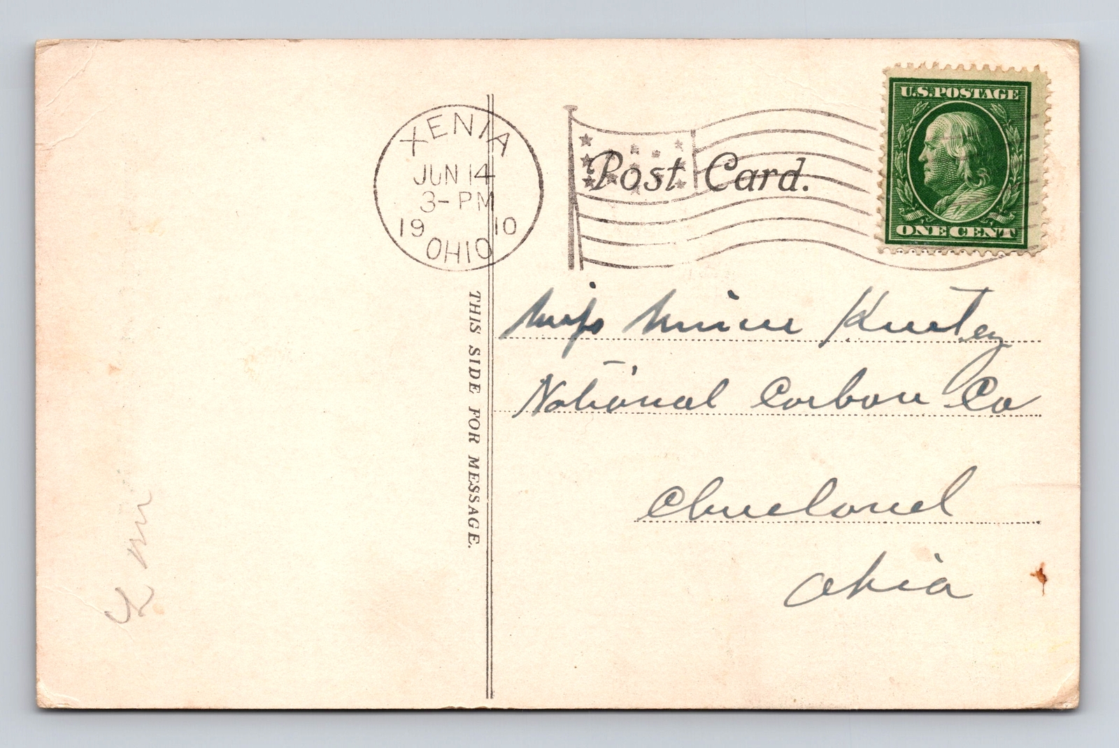 Xenia OHOhio, Greene County Court House, Antique Vintage c1910