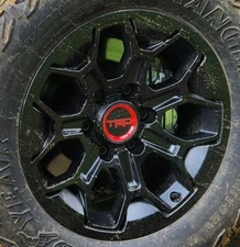 Genuine Toyota 2024 + Tacoma TRD PRO Flat Black 18" Wheel PT946-35240-2F