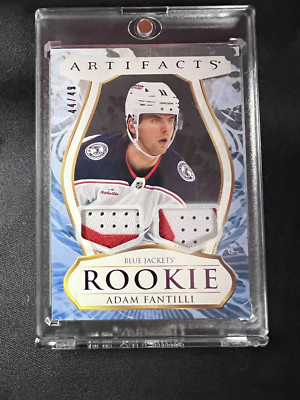 WOW!  2023-24 Artifacts Materials Purple Patch-Patch III Adam Fantilli RC 44/49!