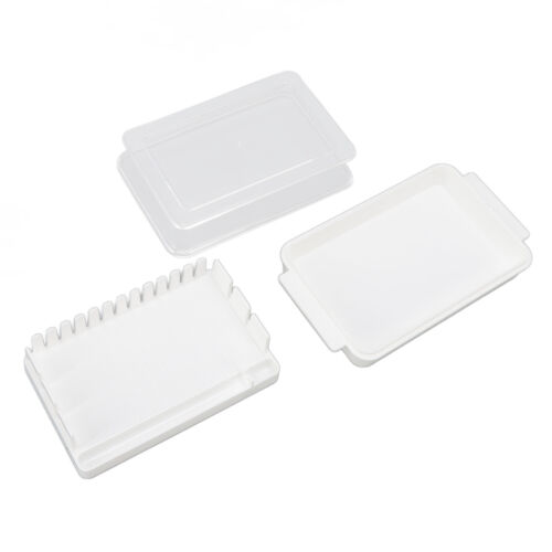 Butter Dish PP Butter Tray Decoration With Lid For Outdoor For Kitchen GE - Picture 1 of 12
