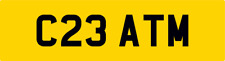 CATERHAM SHORT REG NUMBER PLATE C23 ATM SEV SEVEN 170 170R 170S SUPER 7 R S CAT