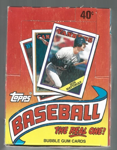 1988 Topps Baseball Full Box Of 36 Sealed Packs Excellent Box VG