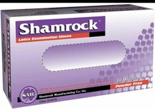 Shamrock Powder Free Examination Latex Gloves 4pack- 400 PCS Large