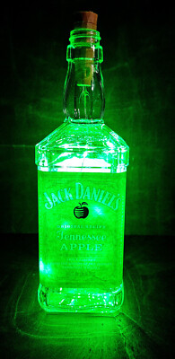 Jack Daniel's Tennessee Apple Whiskey Flaschenlampe Nachtlicht Stimmungslampe
