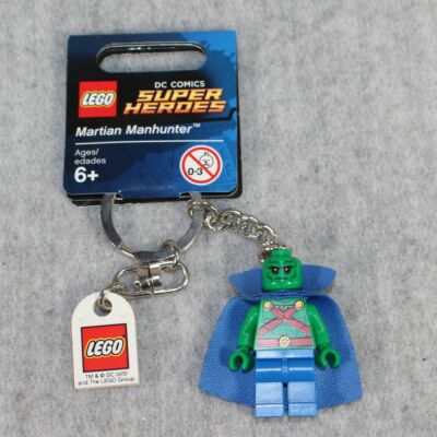 LEGO DC Super Heroes Martian Manhunter Keyring Minifigure New Keychain 2015