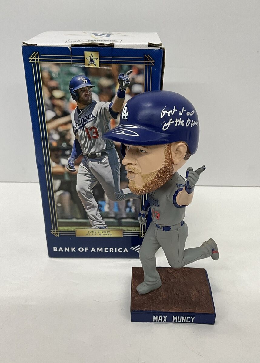 MAX MUNCY SIGNED DODGERS 2021 BOBBLEHEAD MAX MUNCY SIGNED DODGERS 2021 BOBBLEHEAD