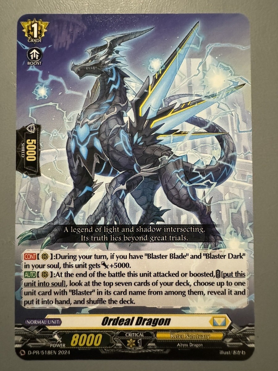 CARDFIGHT VANGUARD ORDEAL DRAGON (KETER SANCTUARY GRADE 1) D-PR