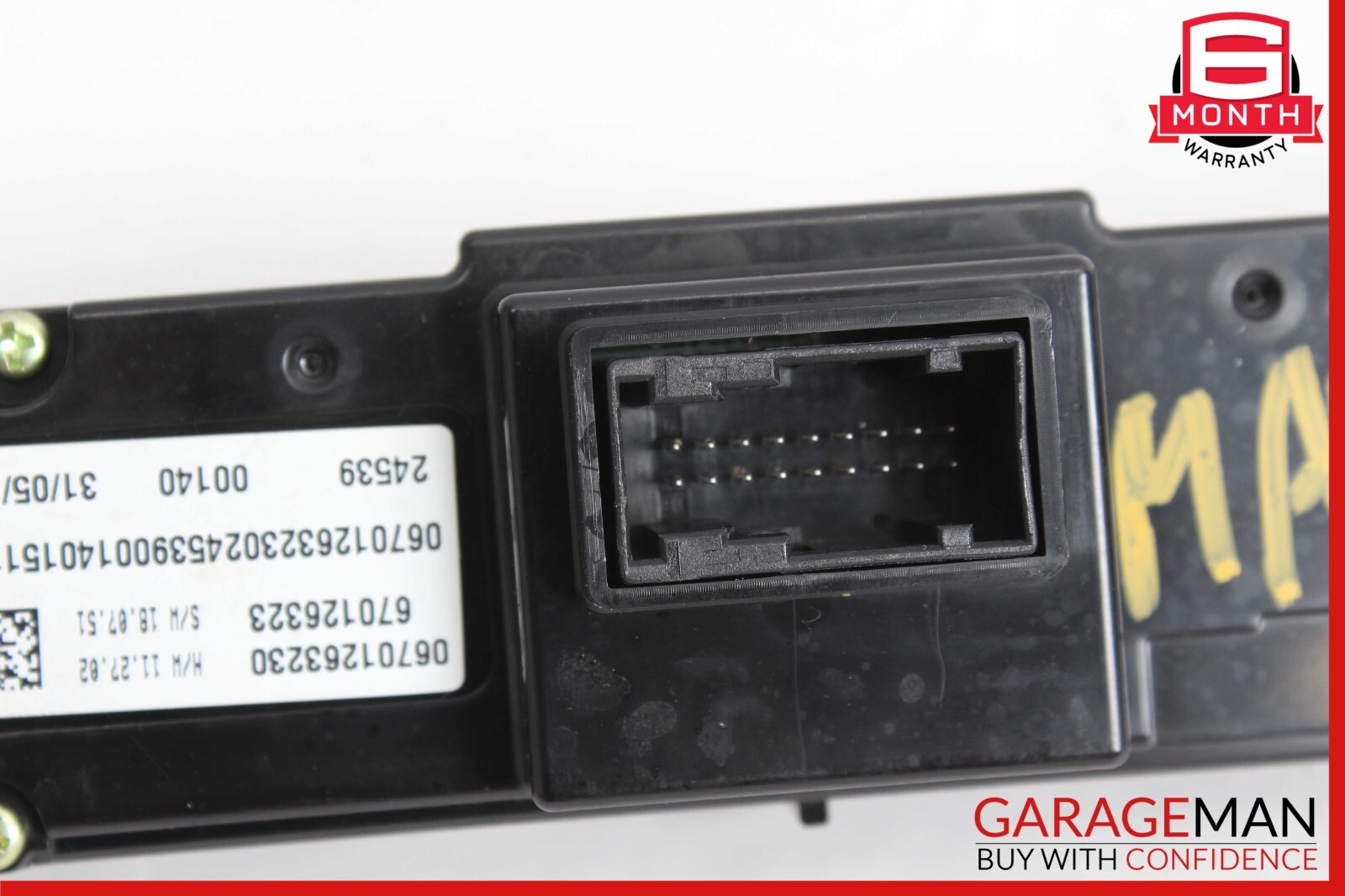 17-22 Maserati Ghibli M157 Dash Climate Temperature Control Panel Assembly OEM