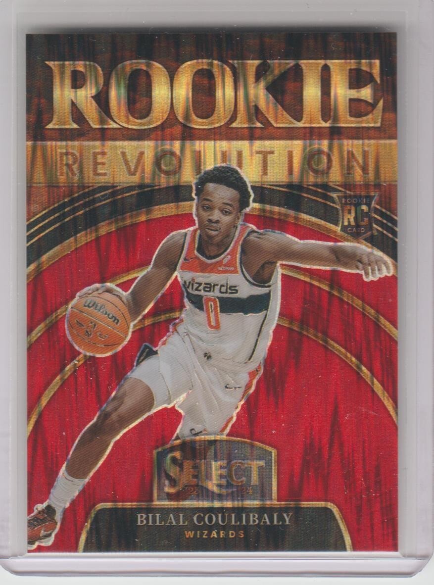 Bilal Coulibaly 2023-24 Panini Select Rookie Revolution Red Flash #D/99 *Wizards