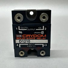 Crydom D1210 Solid State Relay IOR 120V 10A Output - 3-32V Input E11 D 1210