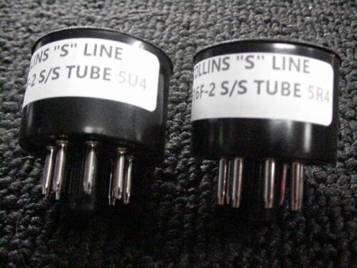 EIN NEUES SOLID STATE SET 5U4 UND 5R4 RÖHREN FÜR DAS COLLINS "S" LINE NETZTEIL